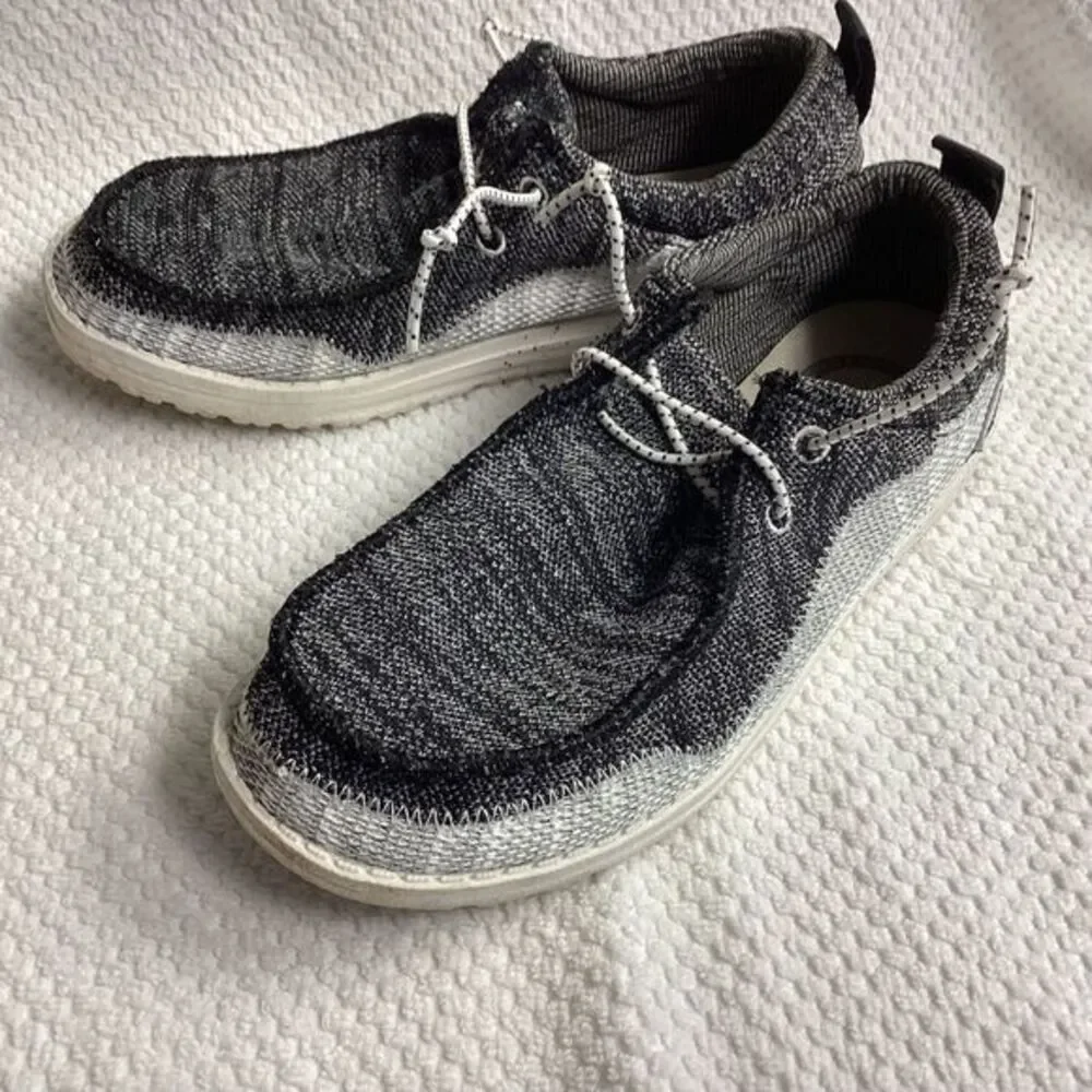 Hey Dude‎ Wally Storm Sox Casual Slip-On Shoes Gray Colorblock Womens Size 7 38